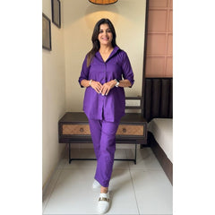 Suitkari, Co ord set, Purple Co  ord set