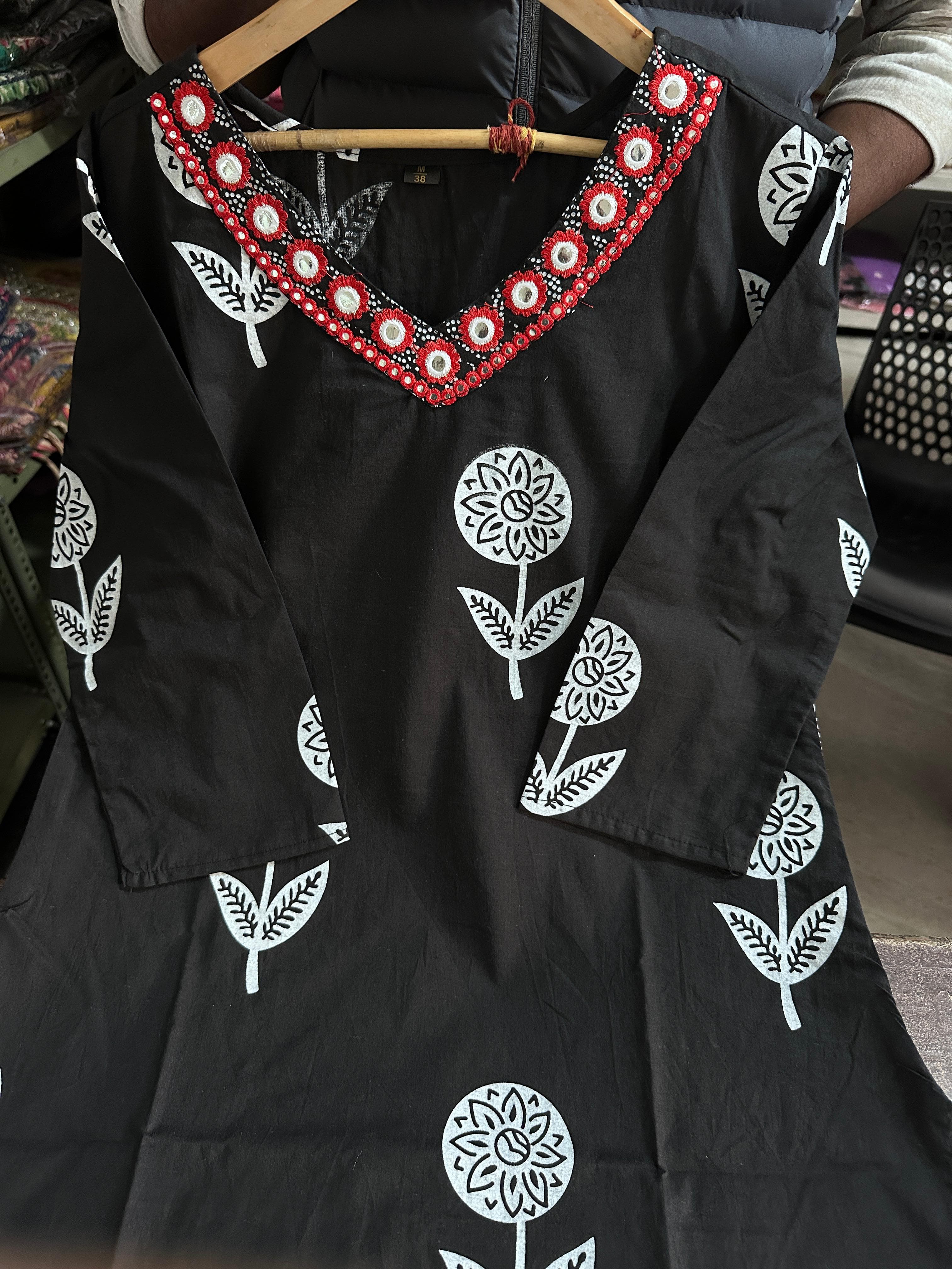 Suitkari, Black kurta set, Office wear