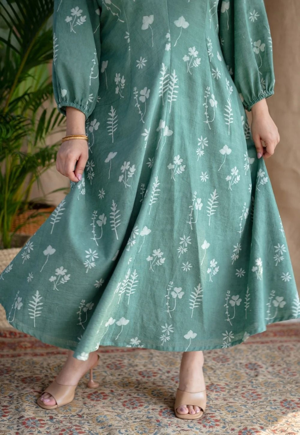 Suitkari, Cotton Dress, Midi Dress