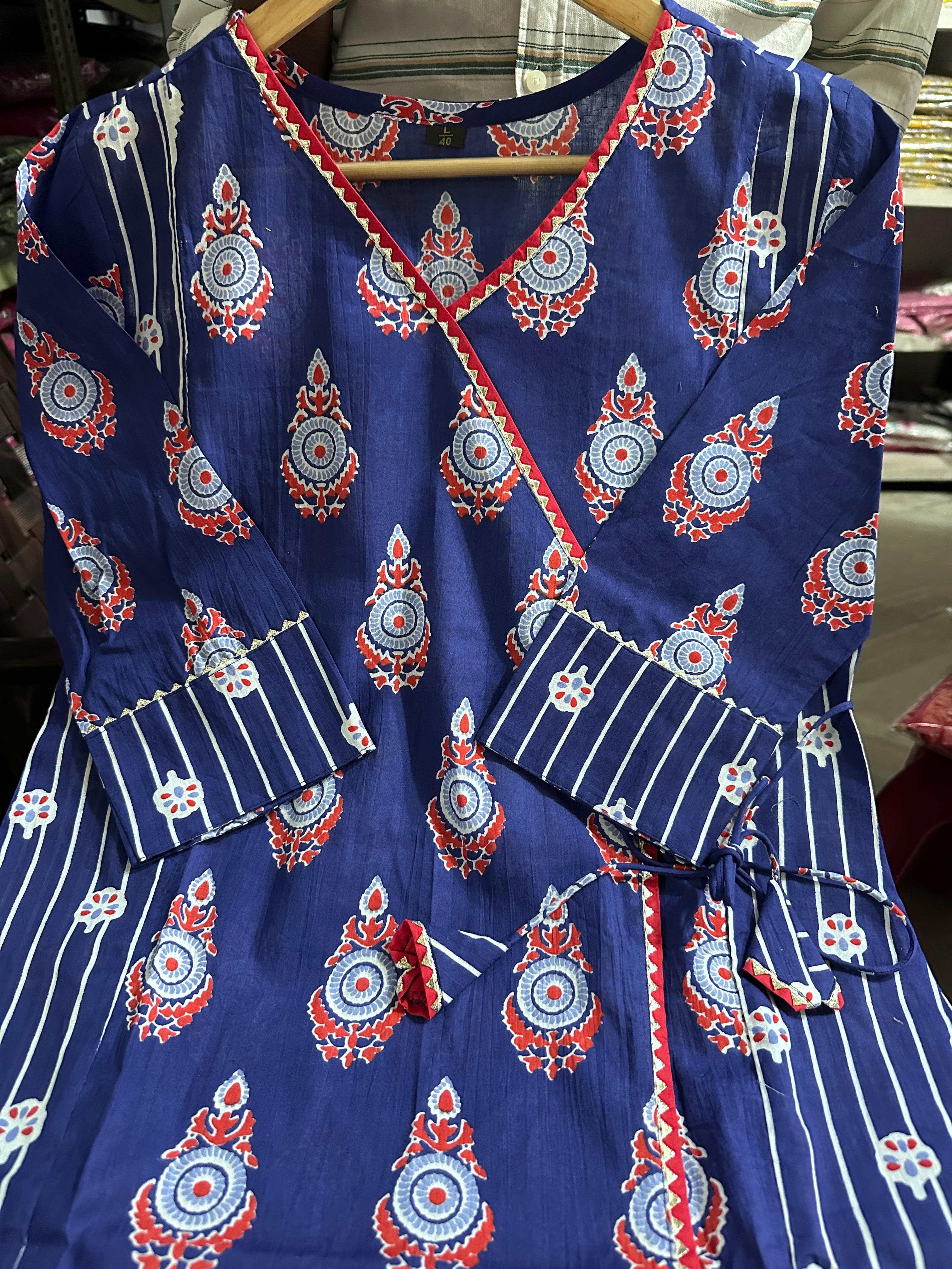 Indigo Ethnic Kurta Pant & Dupatta Set