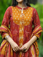 Anarkali kurta set, kurta set with dupatta , suitkari
