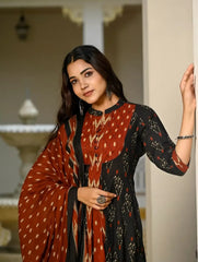 anarkali kurta set, kurta setwith dupatta, suitkari