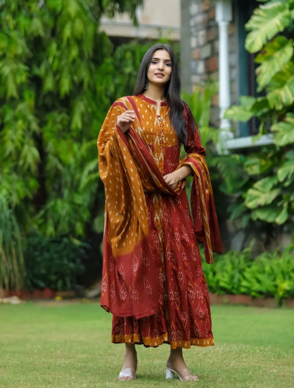 Anarkali kurta set, kurta set with dupatta , suitkari