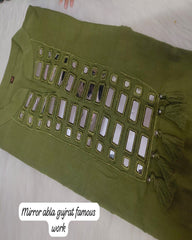 green kurta set, cotton kurta set, suitkari