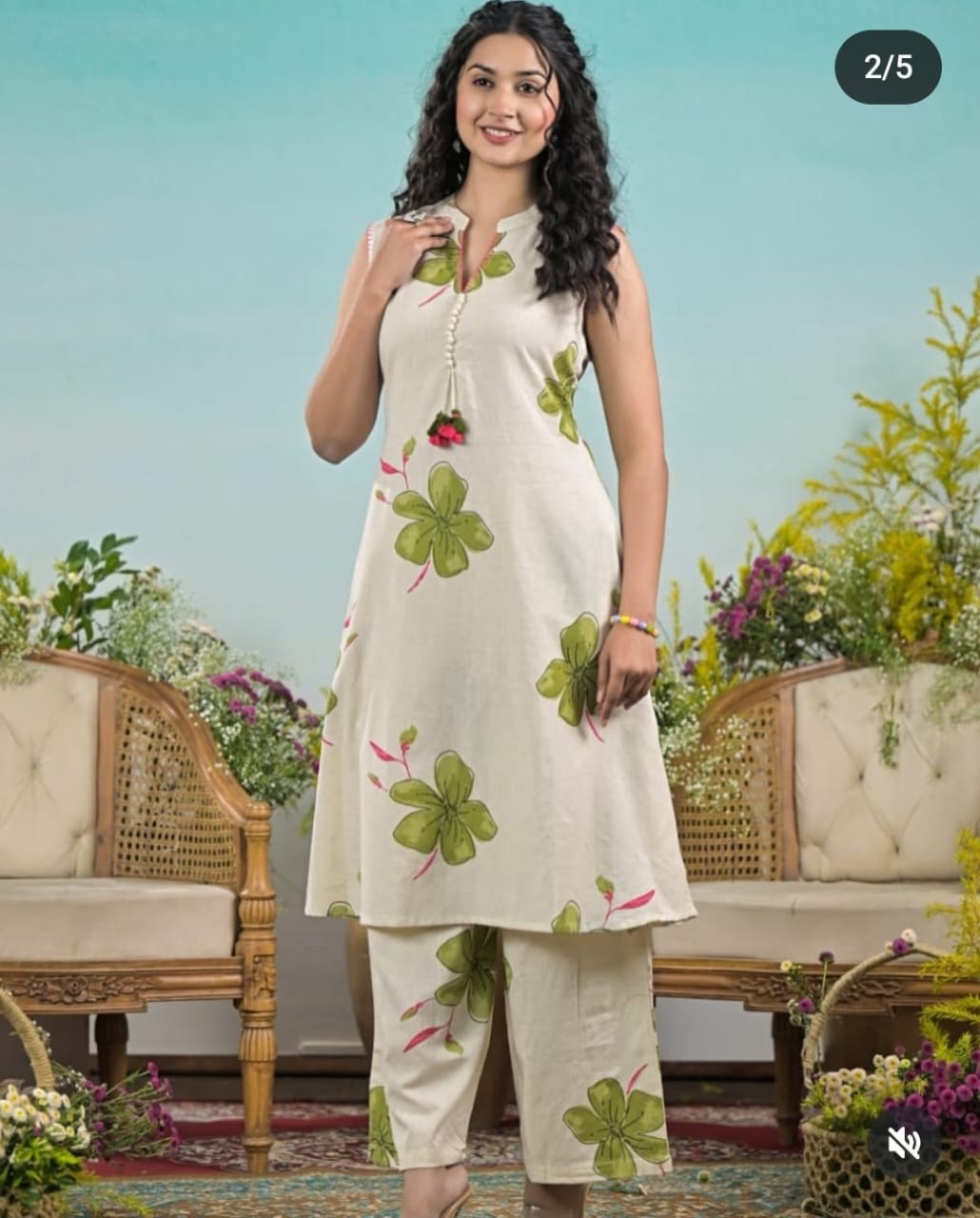 white kurta set, cotton kurta pant set, suitkari