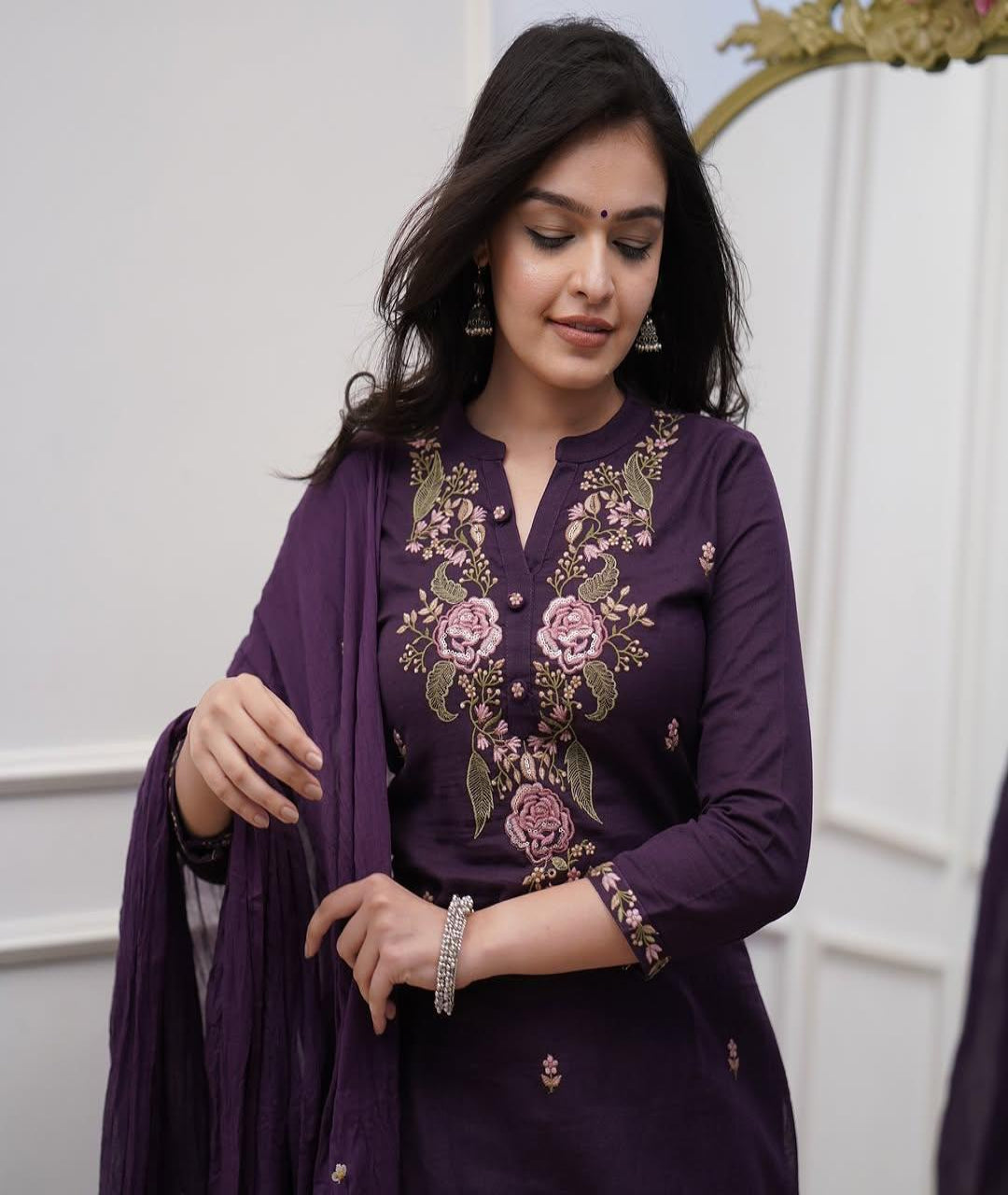 Pure Cotton Elegance Embroidery Set